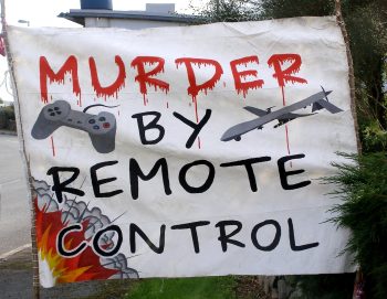 A banner reads 'Murder by remote control'