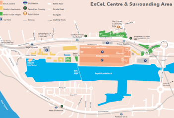 Map of the Excel Centre
