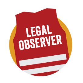 Icon of a legal observer vest